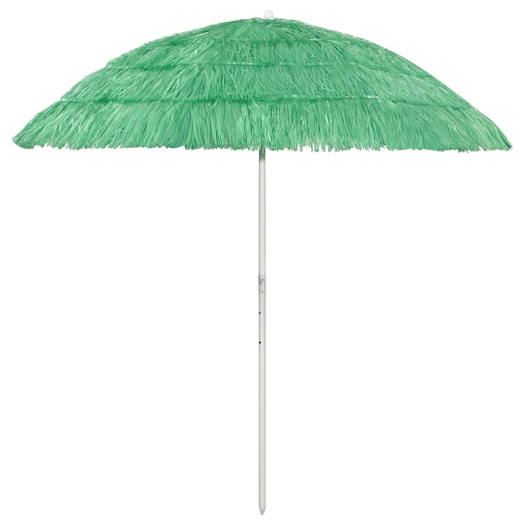 vidaXL Umbrelă de soare de plajă Hawaii, verde, 240 cm vidaXL Umbrelă de soare de plajă Hawaii, verde, 240 cm