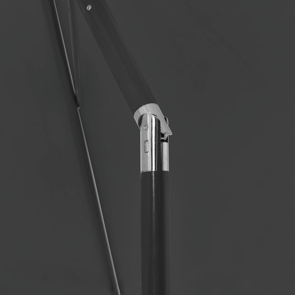 vidaXL Umbrelă de soare de plajă, antracit, 180x120 cm vidaXL Umbrelă de soare de plajă, antracit, 180x120 cm