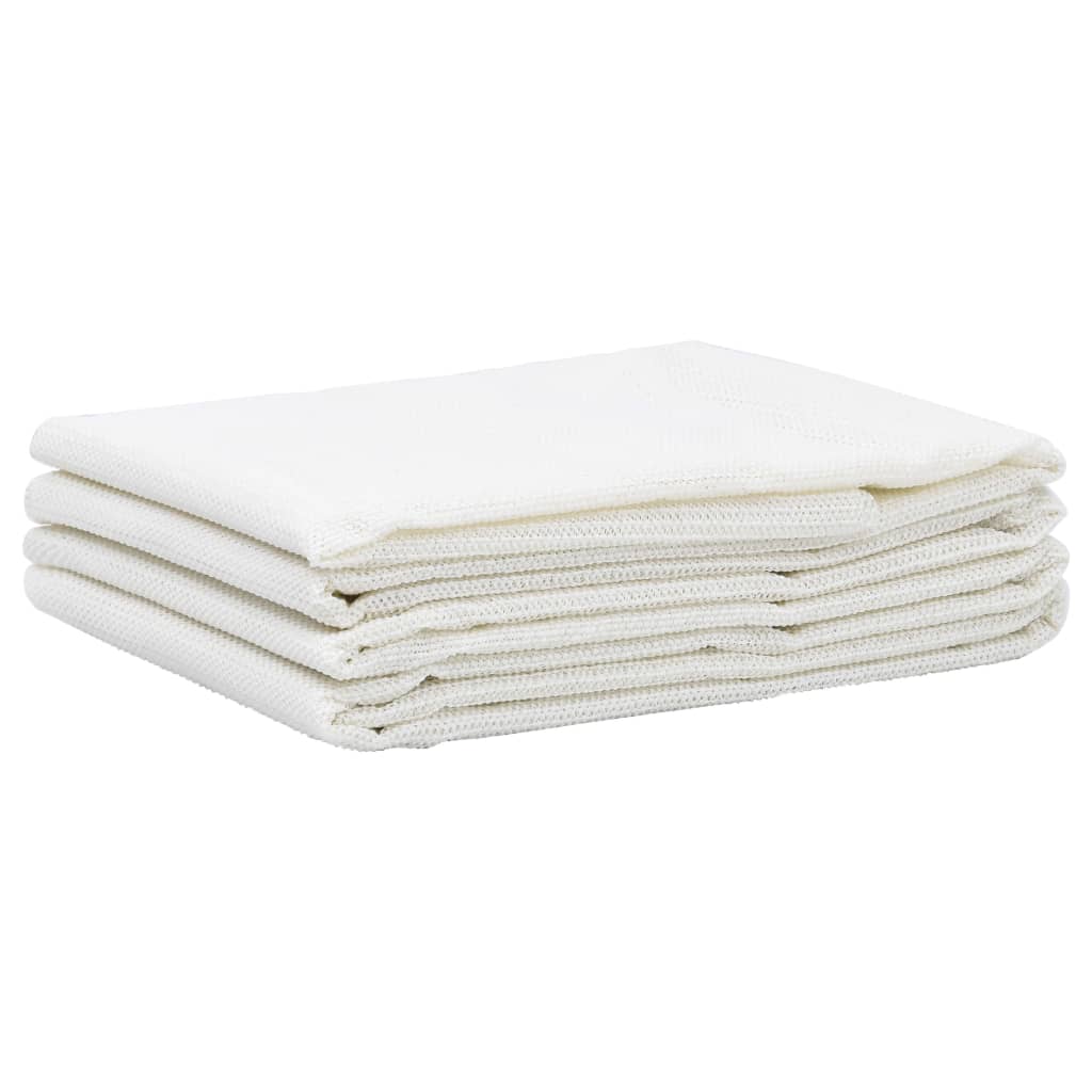 vidaXL Covor pentru cort, alb, 200x500 cm vidaXL Covor pentru cort, alb, 200x500 cm