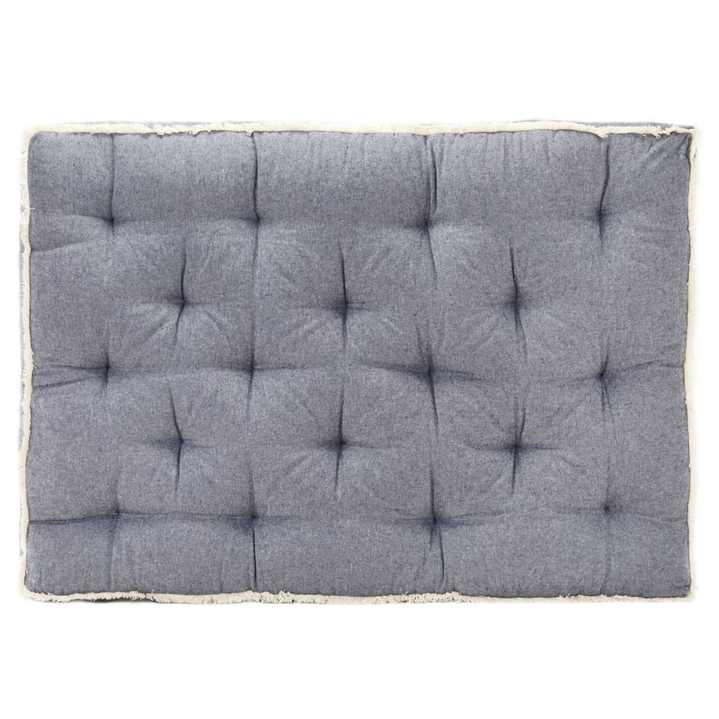 vidaXL Pernă pentru canapea din paleți, albastru, 120 x 80 x 10 cm vidaXL Pernă pentru canapea din paleți, albastru, 120 x 80 x 10 cm
