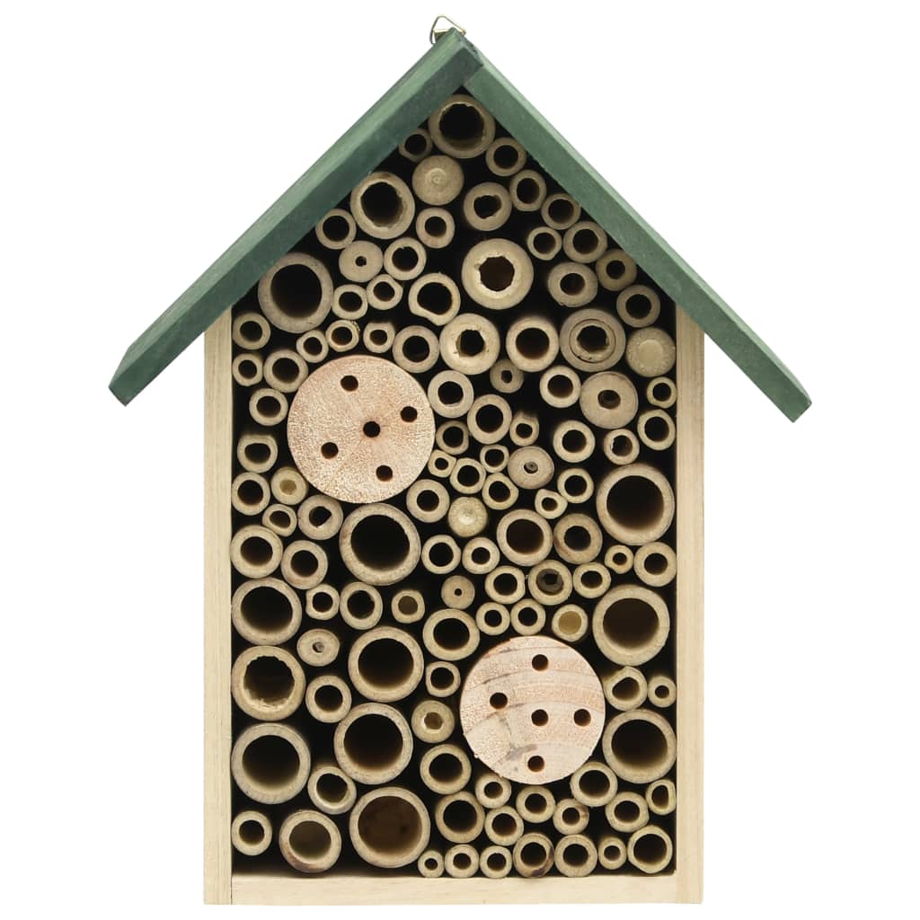 vidaXL Casă pentru insecte, 2 buc., 23x14x29 cm, lemn masiv de brad vidaXL Casă pentru insecte, 2 buc., 23x14x29 cm, lemn masiv de brad