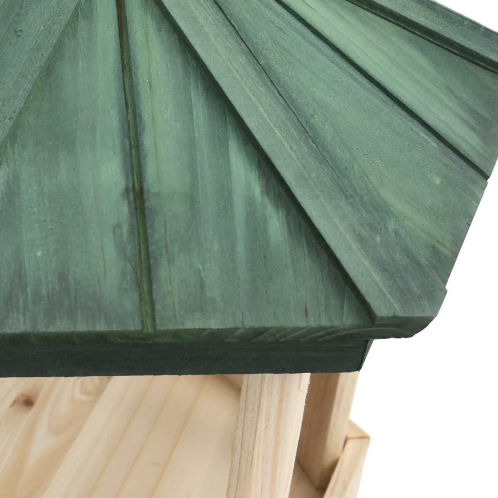 vidaXL Hrănitor pentru păsări vertical, 33x110 cm, lemn masiv de brad vidaXL Hrănitor pentru păsări vertical, 33x110 cm, lemn masiv de brad