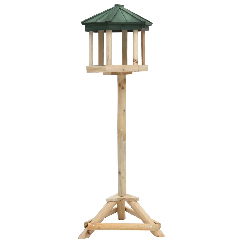 vidaXL Hrănitor pentru păsări vertical, 33x110 cm, lemn masiv de brad vidaXL Hrănitor pentru păsări vertical, 33x110 cm, lemn masiv de brad