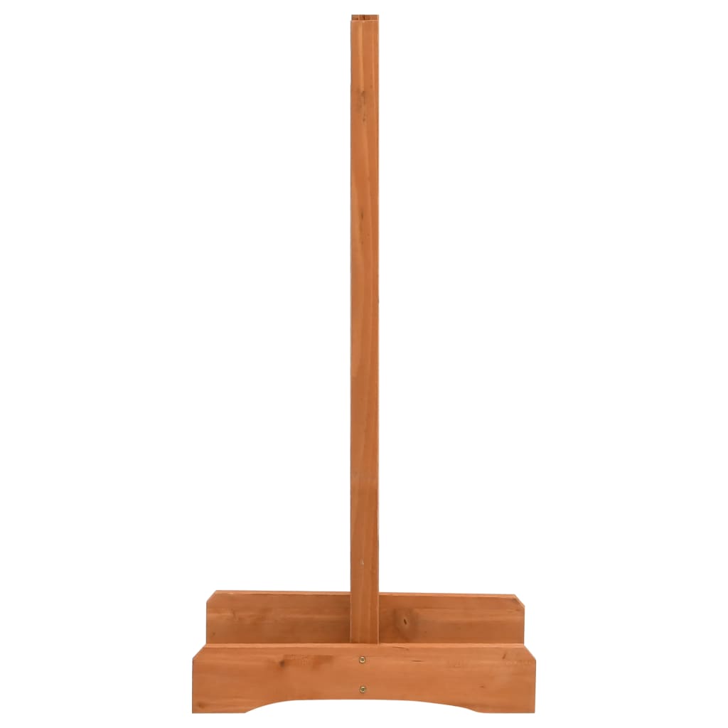 vidaXL Gard cu zăbrele de grădină, portocaliu, 120x60 cm, lemn de brad