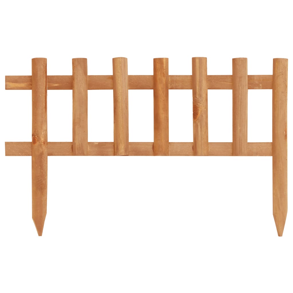 vidaXL Borduri de gazon,10 buc., 4,4 m, lemn de brad vidaXL Borduri de gazon,10 buc., 4,4 m, lemn de brad
