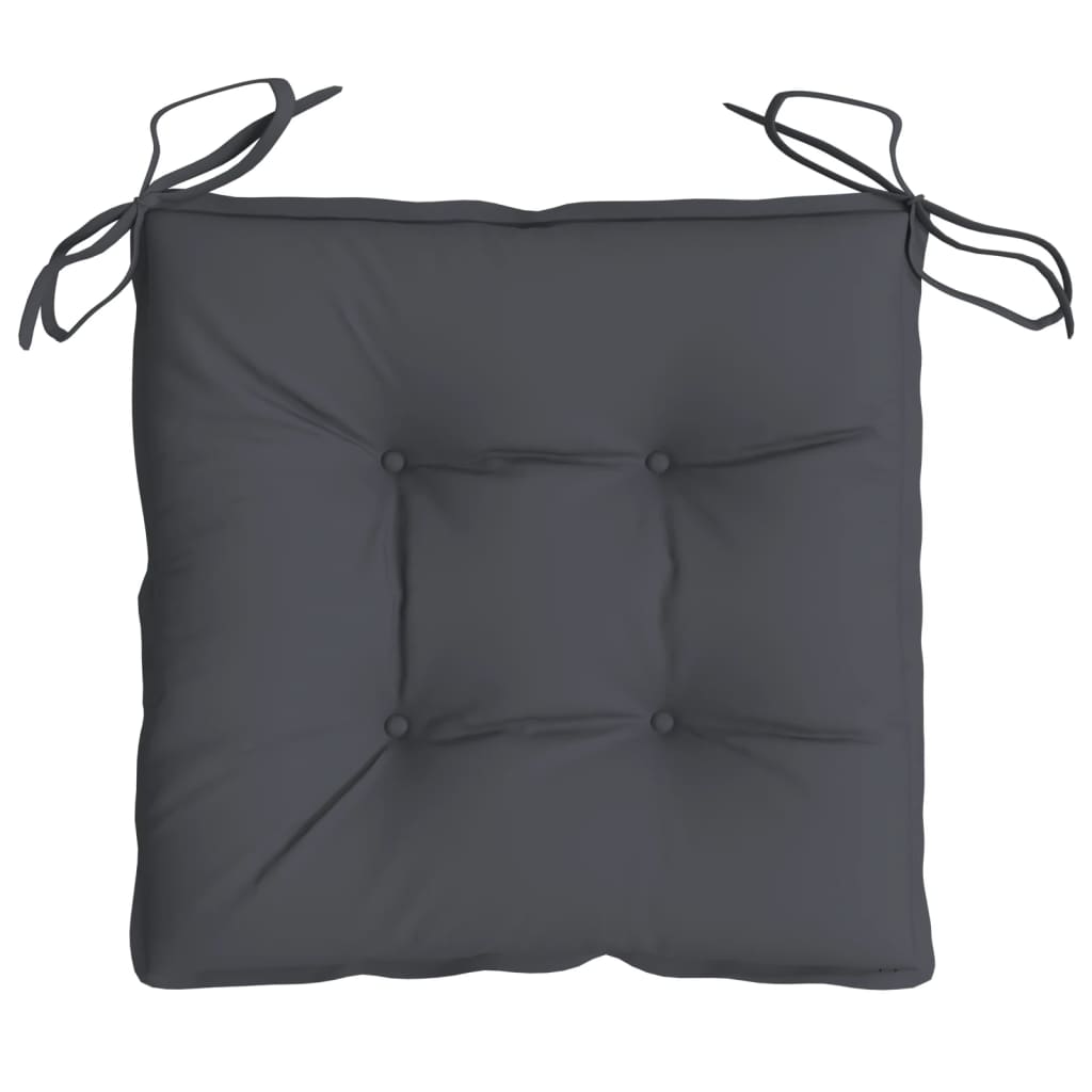 vidaXL Perne de scaun, 2 buc., antracit, 40x40x7 cm, textil oxford vidaXL Perne de scaun, 2 buc., antracit, 40x40x7 cm, textil oxford