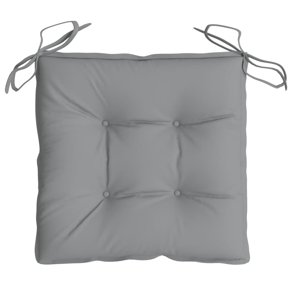 vidaXL Perne de scaun, 2 buc., gri, 40x40x7 cm, textil oxford vidaXL Perne de scaun, 2 buc., gri, 40x40x7 cm, textil oxford