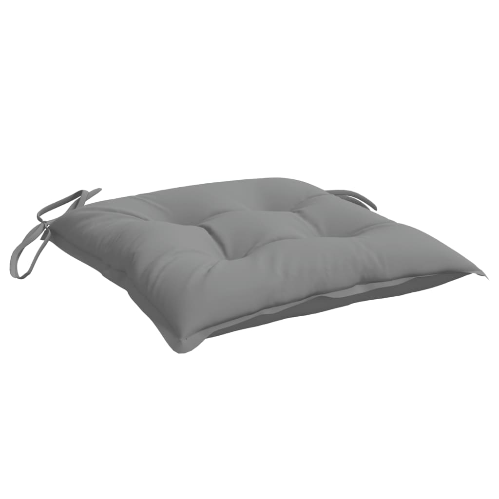 vidaXL Perne de scaun, 4 buc., gri, 40x40x7 cm, textil oxford vidaXL Perne de scaun, 4 buc., gri, 40x40x7 cm, textil oxford