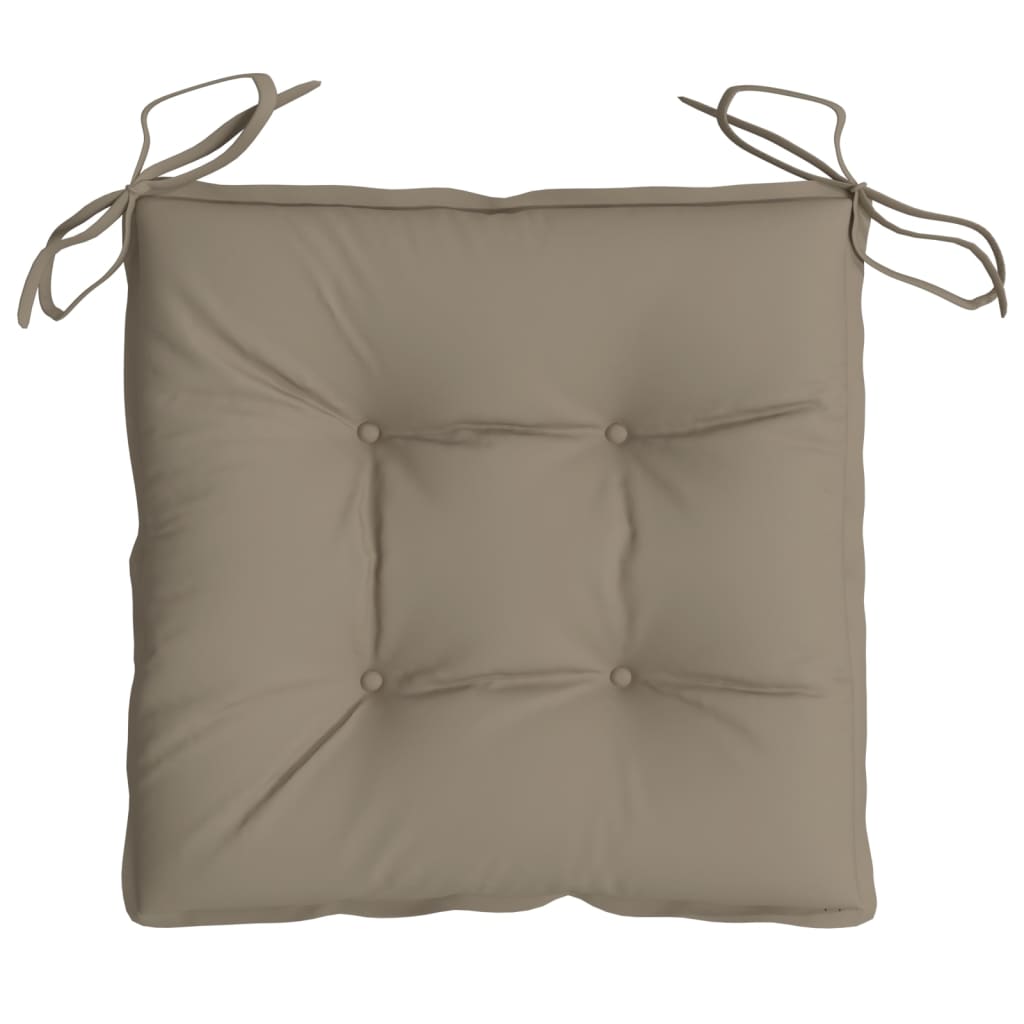 vidaXL Perne de scaun, 6 buc., gri taupe, 40x40x7 cm, textil oxford vidaXL Perne de scaun, 6 buc., gri taupe, 40x40x7 cm, textil oxford