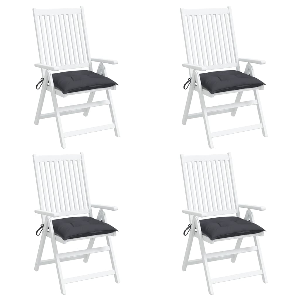 vidaXL Perne de scaun, 4 buc., antracit, 50x50x7 cm, textil oxford vidaXL Perne de scaun, 4 buc., antracit, 50x50x7 cm, textil oxford