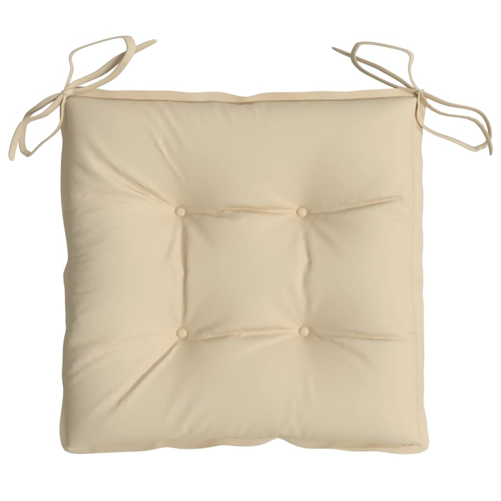 vidaXL Perne de scaun, 4 buc., bej, 50x50x7 cm, textil oxford vidaXL Perne de scaun, 4 buc., bej, 50x50x7 cm, textil oxford