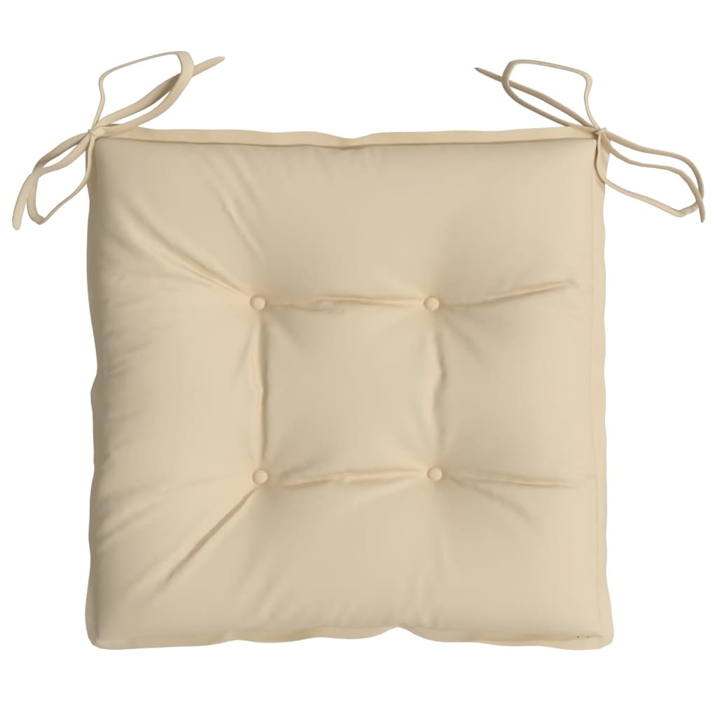 vidaXL Perne de scaun, 6 buc., bej, 50x50x7 cm, textil oxford vidaXL Perne de scaun, 6 buc., bej, 50x50x7 cm, textil oxford