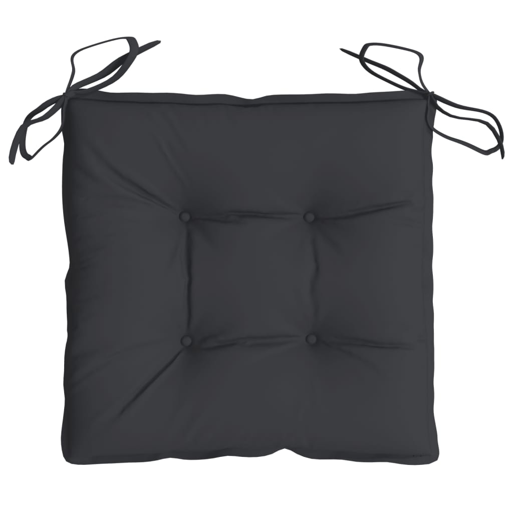vidaXL Perne de scaun, 4 buc., negru, 50x50x7 cm, textil oxford vidaXL Perne de scaun, 4 buc., negru, 50x50x7 cm, textil oxford