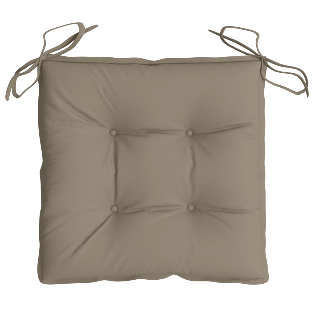 vidaXL Perne de scaun, 4 buc., gri taupe, 50x50x7 cm, textil oxford vidaXL Perne de scaun, 4 buc., gri taupe, 50x50x7 cm, textil oxford