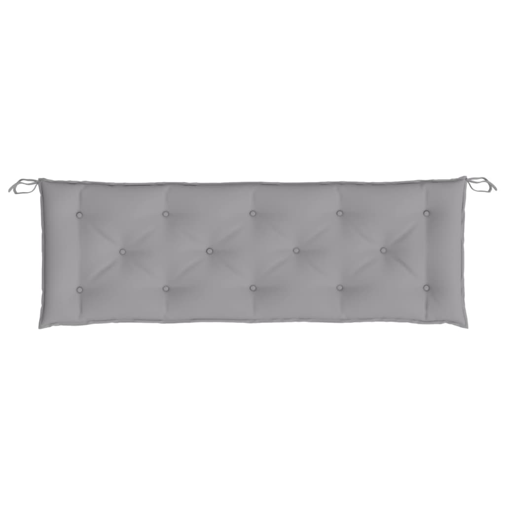 vidaXL Pernă bancă de grădină, gri, 150x50x7 cm, material oxford