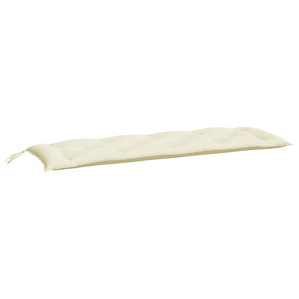 vidaXL Pernă bancă de grădină, alb crem, 150x50x7 cm, textil oxford vidaXL Pernă bancă de grădină, alb crem, 150x50x7 cm, textil oxford