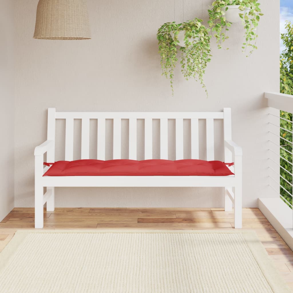 vidaXL Pernă bancă de grădină, roșu, 150x50x7 cm, material oxford vidaXL Pernă bancă de grădină, roșu, 150x50x7 cm, material oxford