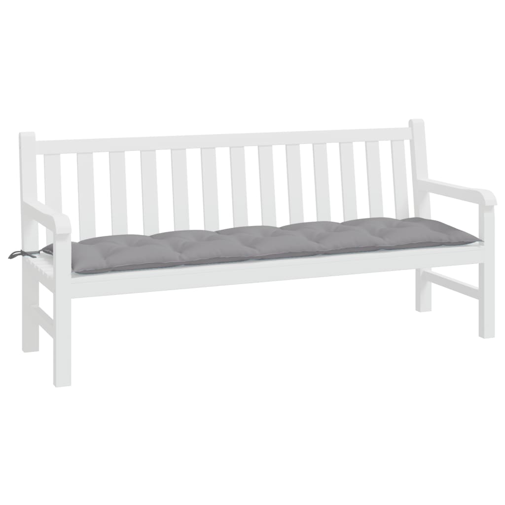 vidaXL Pernă bancă de grădină, gri, 180x50x7 cm, material oxford vidaXL Pernă bancă de grădină, gri, 180x50x7 cm, material oxford