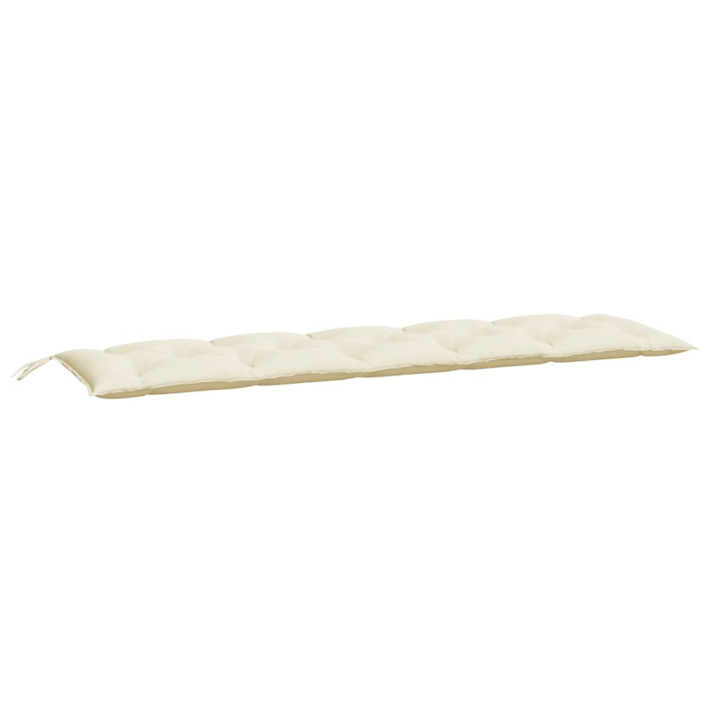 vidaXL Pernă bancă de grădină, alb crem, 180x50x7 cm, textil oxford vidaXL Pernă bancă de grădină, alb crem, 180x50x7 cm, textil oxford