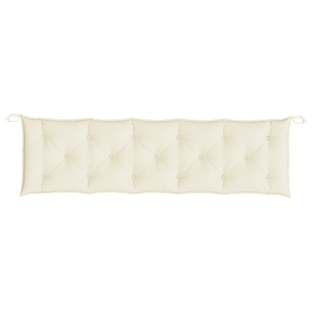 vidaXL Pernă bancă de grădină, alb crem, 180x50x7 cm, textil oxford vidaXL Pernă bancă de grădină, alb crem, 180x50x7 cm, textil oxford