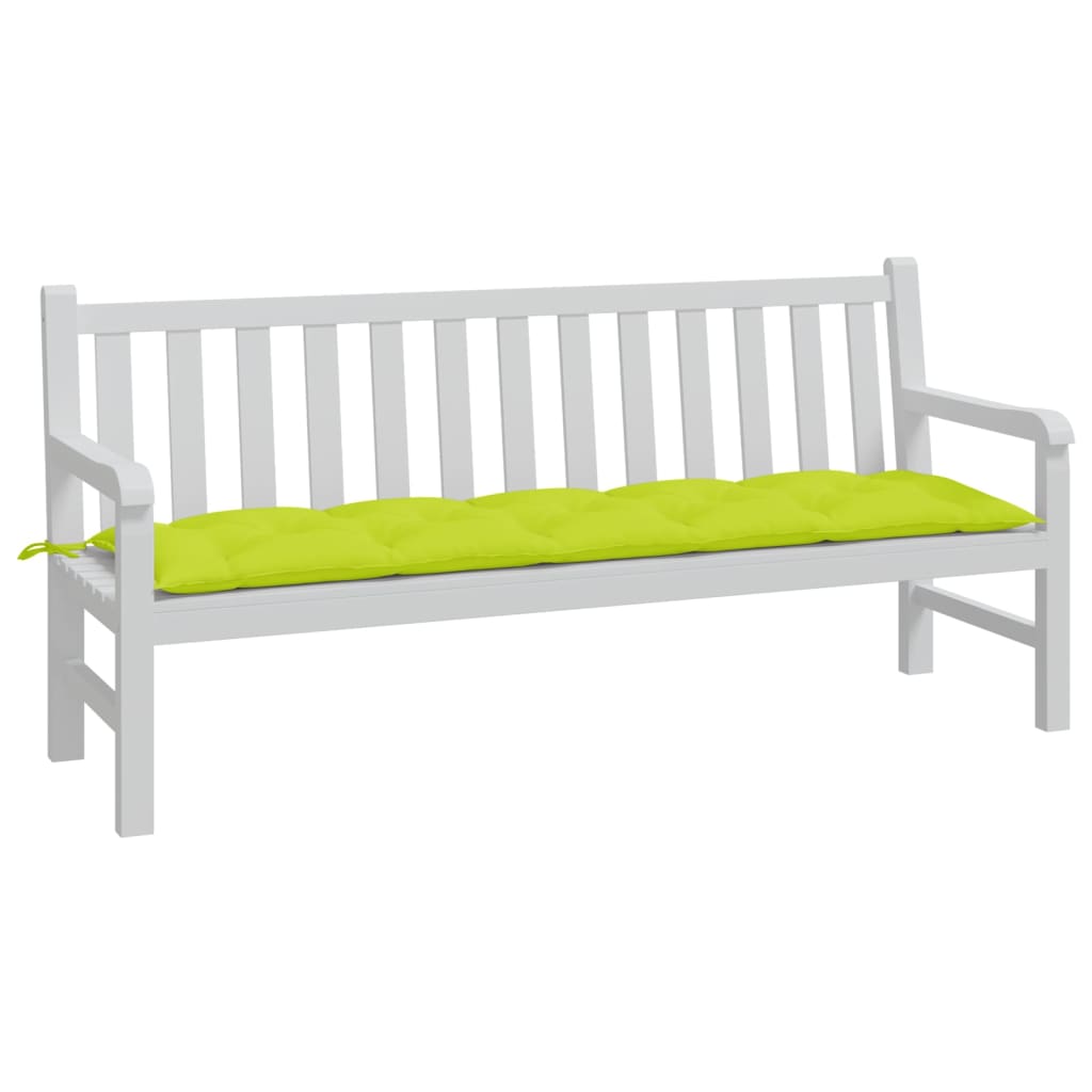 vidaXL Pernă bancă de grădină verde aprins 180x50x7 cm material oxford vidaXL Pernă bancă de grădină verde aprins 180x50x7 cm material oxford