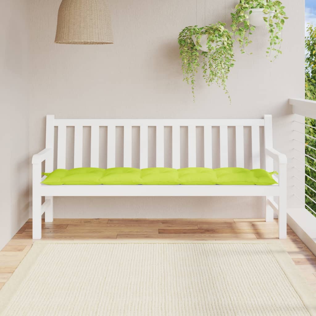 vidaXL Pernă bancă de grădină verde aprins 180x50x7 cm material oxford vidaXL Pernă bancă de grădină verde aprins 180x50x7 cm material oxford