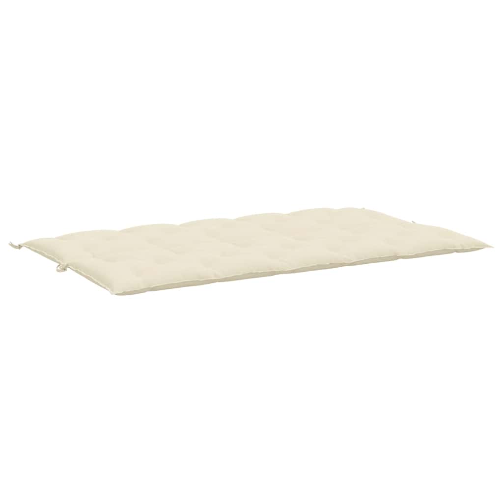 vidaXL Pernă bancă de grădină alb crem, 180x(50+50)x7cm, textil oxford vidaXL Pernă bancă de grădină alb crem, 180x(50+50)x7cm, textil oxford