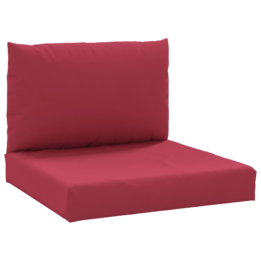 vidaXL Perne pentru canapea din paleți, 2 buc., roșu vin, textil vidaXL Perne pentru canapea din paleți, 2 buc., roșu vin, textil