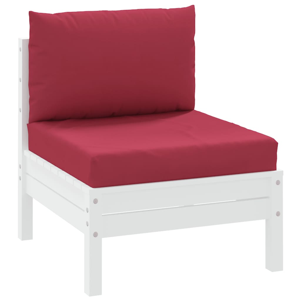 vidaXL Perne pentru canapea din paleți, 2 buc., roșu vin, textil vidaXL Perne pentru canapea din paleți, 2 buc., roșu vin, textil