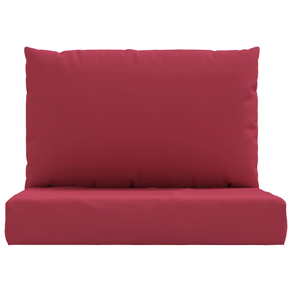 vidaXL Perne pentru canapea din paleți, 2 buc., roșu vin, textil vidaXL Perne pentru canapea din paleți, 2 buc., roșu vin, textil