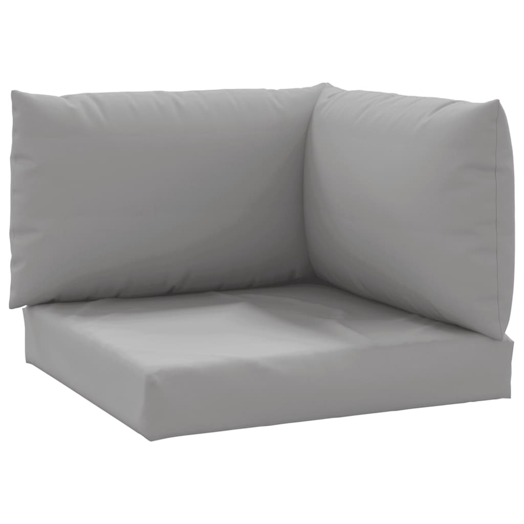 vidaXL Perne pentru canapea din paleți, 3 buc., gri, material textil vidaXL Perne pentru canapea din paleți, 3 buc., gri, material textil