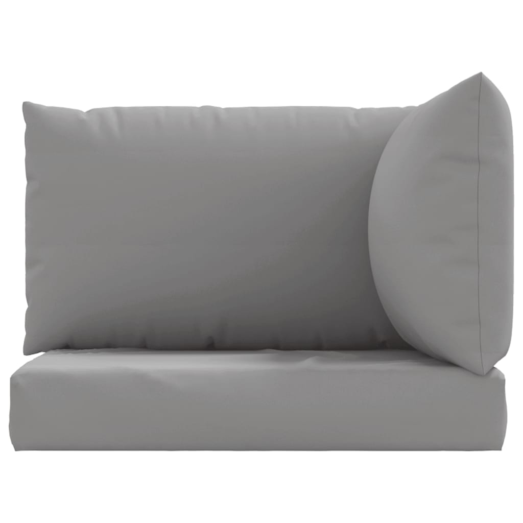 vidaXL Perne pentru canapea din paleți, 3 buc., gri, material textil vidaXL Perne pentru canapea din paleți, 3 buc., gri, material textil