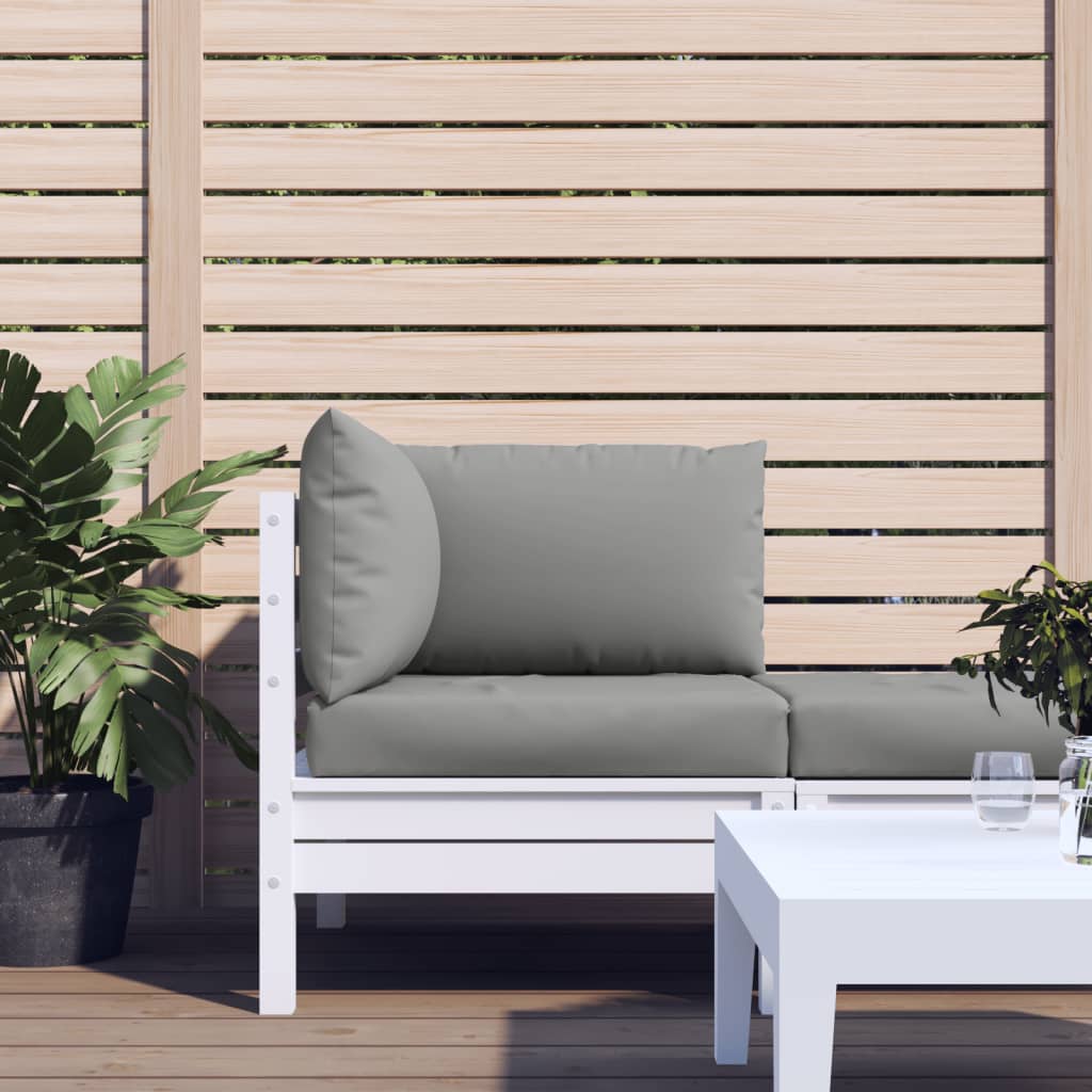 vidaXL Perne pentru canapea din paleți, 3 buc., gri, material textil vidaXL Perne pentru canapea din paleți, 3 buc., gri, material textil