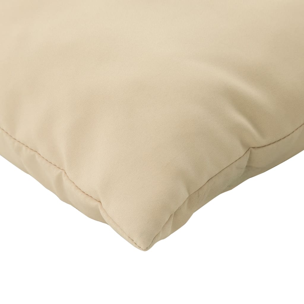 vidaXL Perne de canapea din paleți, 3 buc., bej, material textil vidaXL Perne de canapea din paleți, 3 buc., bej, material textil