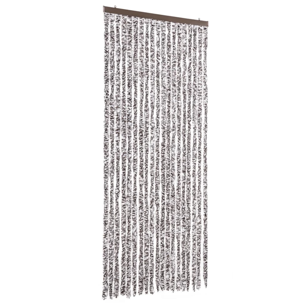 vidaXL Perdea pentru insecte, maro și bej, 56x200 cm, Chenille vidaXL Perdea pentru insecte, maro și bej, 56x200 cm, Chenille