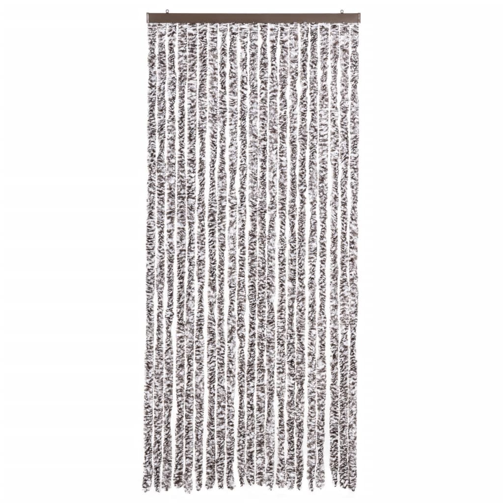 vidaXL Perdea pentru insecte, maro și bej, 90x200 cm, Chenille vidaXL Perdea pentru insecte, maro și bej, 90x200 cm, Chenille