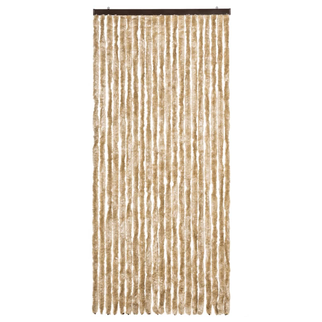 vidaXL Perdea pentru insecte, bej, 90x200 cm, chenille vidaXL Perdea pentru insecte, bej, 90x200 cm, chenille