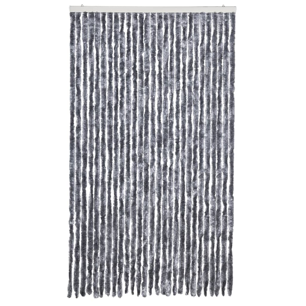 vidaXL Perdea pentru insecte, argintiu, 118 x 220 cm, Chenille vidaXL Perdea pentru insecte, argintiu, 118 x 220 cm, Chenille