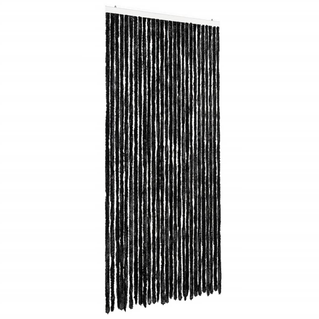 vidaXL Perdea pentru insecte, antracit, 118 x 220 cm, Chenille vidaXL Perdea pentru insecte, antracit, 118 x 220 cm, Chenille