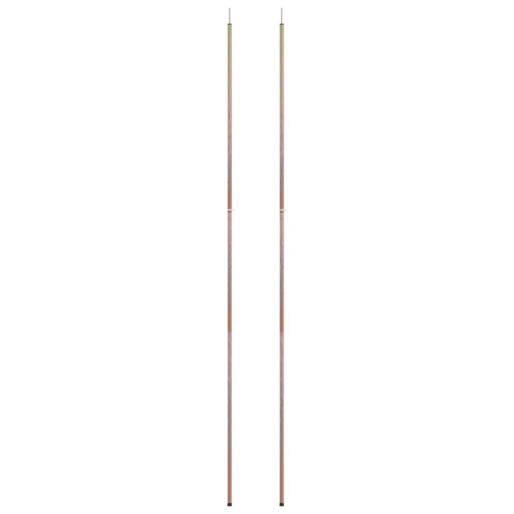 vidaXL Stâlpi telescopici cort, 2 buc., lungime 170-255cm, oțel zincat vidaXL Stâlpi telescopici cort, 2 buc., lungime 170-255cm, oțel zincat