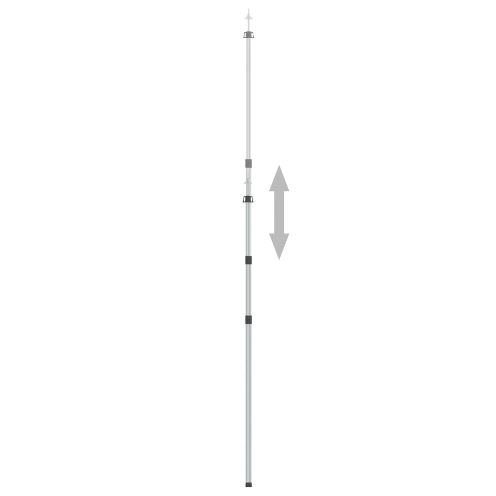 vidaXL Stâlpi telescopici pentru prelată, 2 buc., 102-260 cm, aluminiu vidaXL Stâlpi telescopici pentru prelată, 2 buc., 102-260 cm, aluminiu