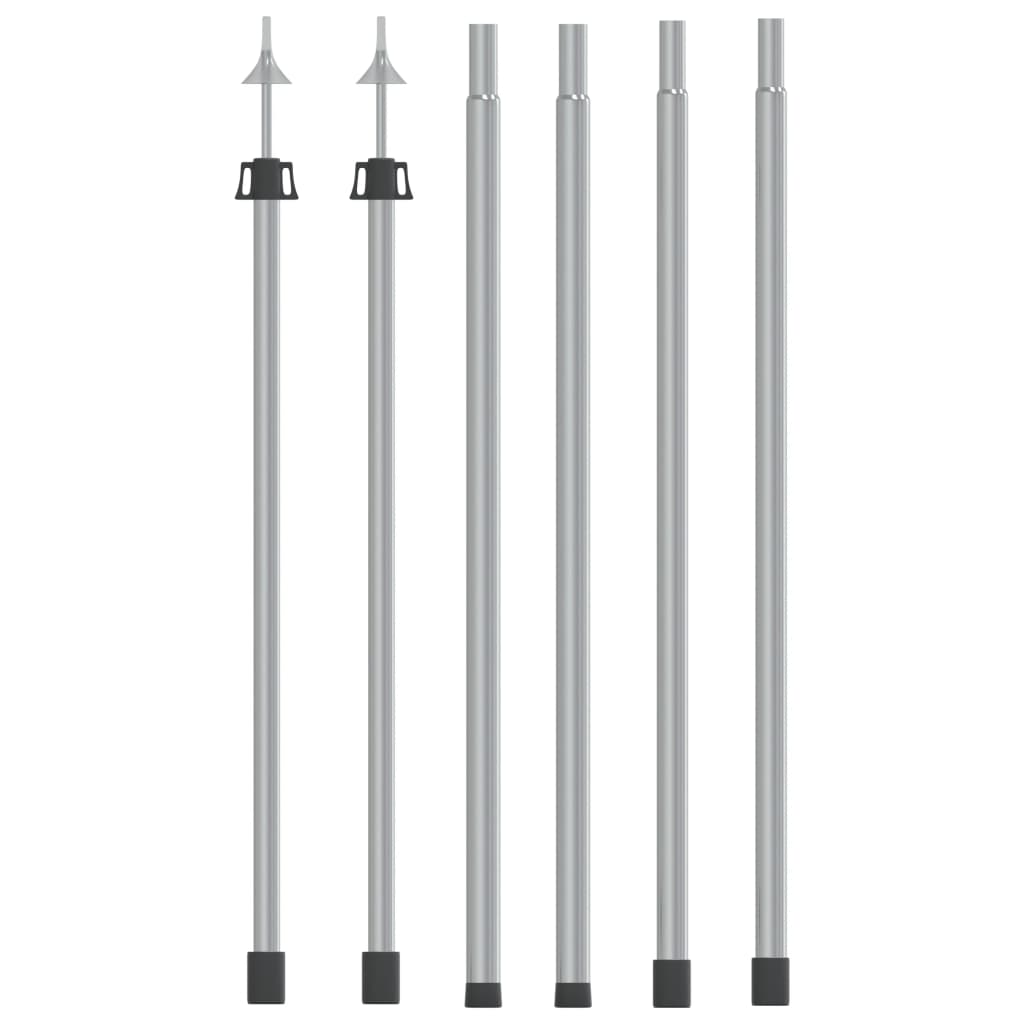 vidaXL Stâlpi telescopici pentru prelată, 2 buc., 102-260 cm, aluminiu vidaXL Stâlpi telescopici pentru prelată, 2 buc., 102-260 cm, aluminiu