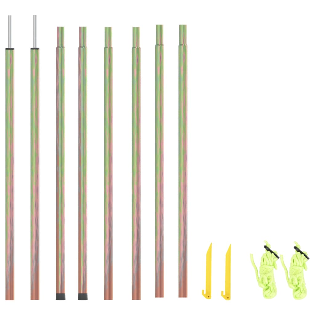 vidaXL Stâlpi pentru parasolar, 2 buc., 200 cm, oțel zincat vidaXL Stâlpi pentru parasolar, 2 buc., 200 cm, oțel zincat