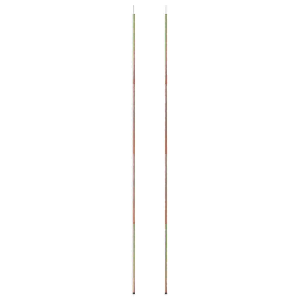 vidaXL Stâlpi pentru parasolar, 2 buc., 250 cm, oțel zincat vidaXL Stâlpi pentru parasolar, 2 buc., 250 cm, oțel zincat