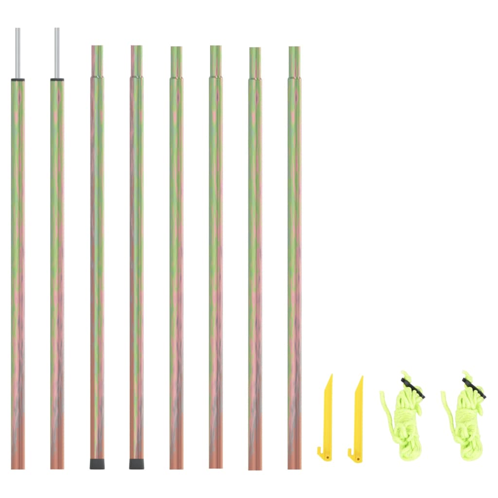 vidaXL Stâlpi pentru parasolar, 2 buc., 250 cm, oțel zincat vidaXL Stâlpi pentru parasolar, 2 buc., 250 cm, oțel zincat