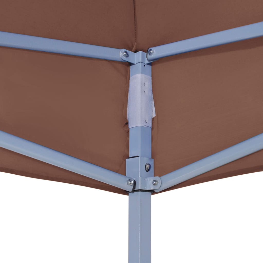 vidaXL Acoperiș pentru cort de petrecere, maro, 4 x 3 m, 270 g/m² vidaXL Acoperiș pentru cort de petrecere, maro, 4 x 3 m, 270 g/m²