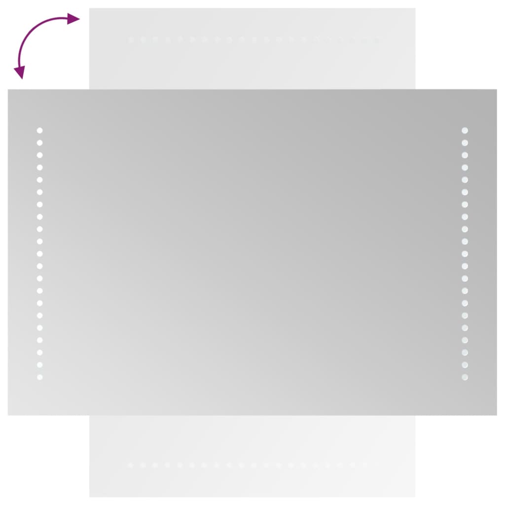 vidaXL Oglinda de baie cu LED, 40x60 cm