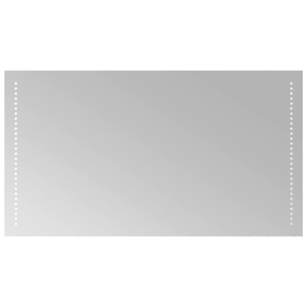 vidaXL Oglinda de baie cu LED, 50x90 cm