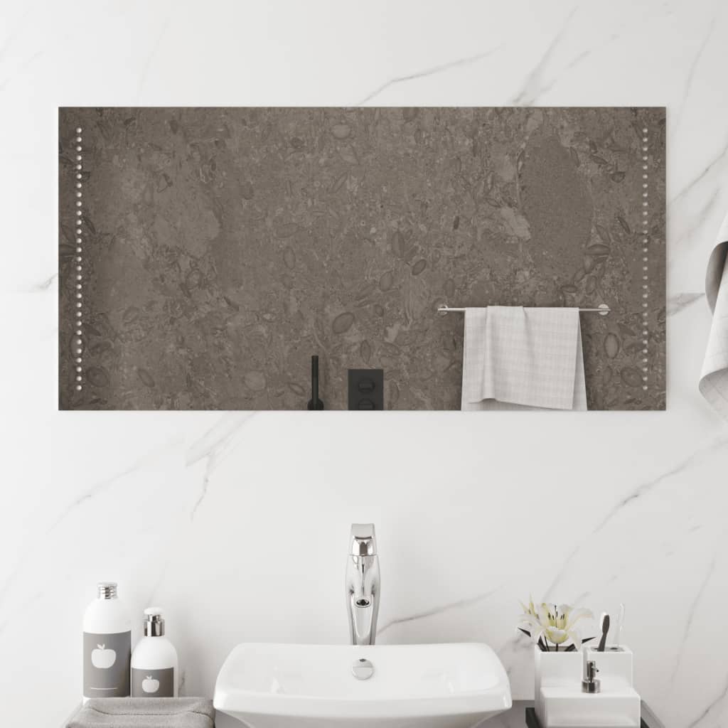 vidaXL Oglinda de baie cu LED, 50x100 cm