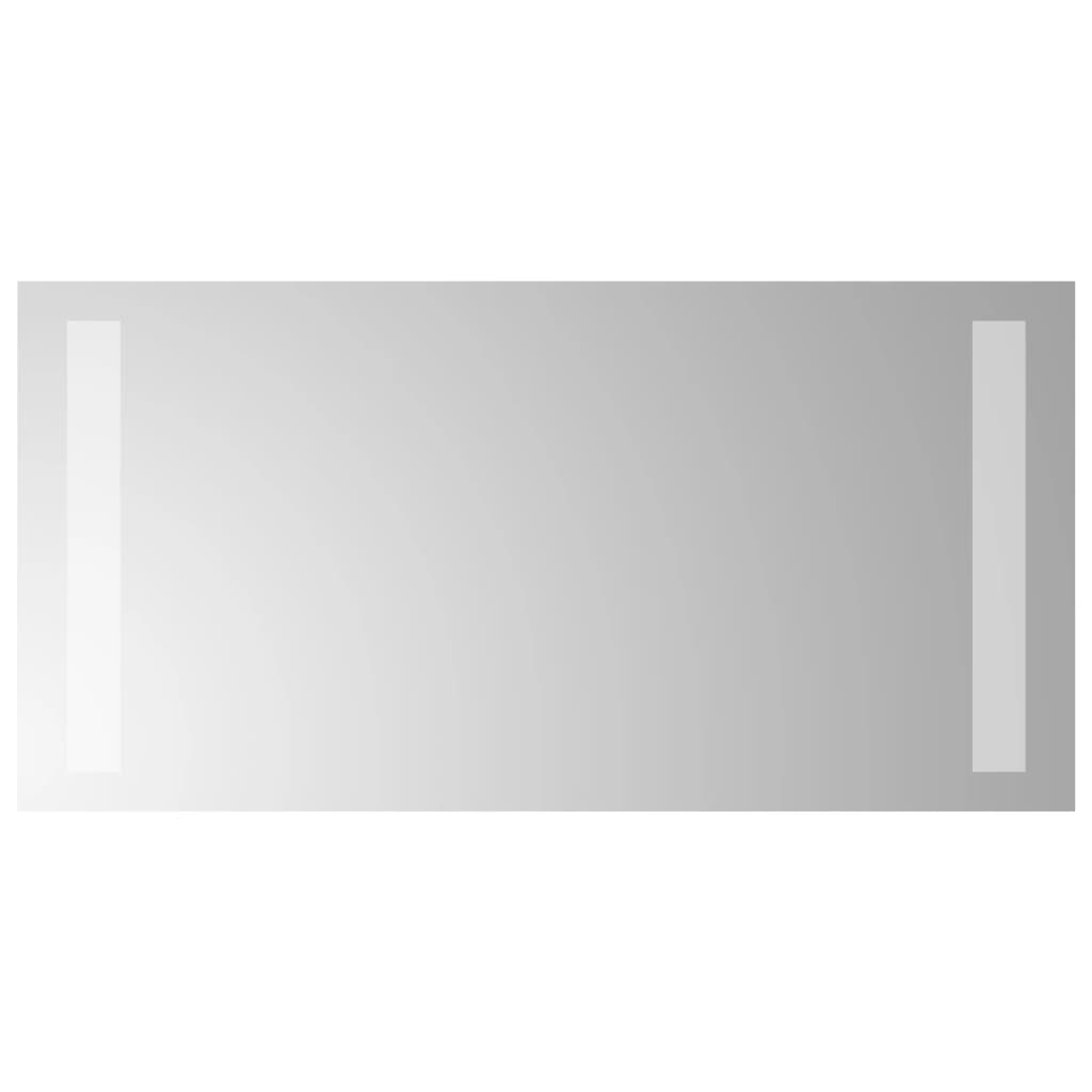 vidaXL Oglindă de baie cu LED, 20x40 cm